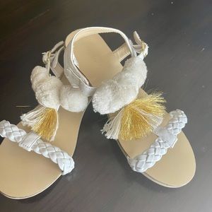 Toddler girl Janie and Jack sandals shoes size 12